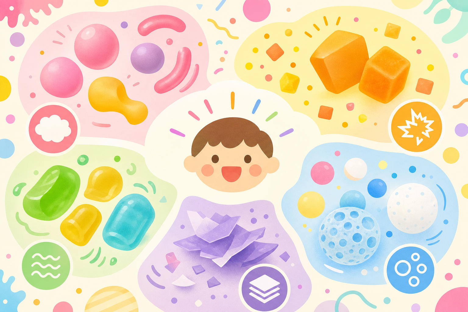 食感の違いが子供でも分かりやすいお菓子|おやつナビ